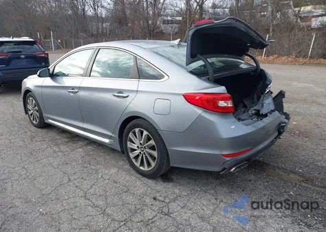 2015 Hyundai Sonata Sport из США, поврежденный, VIN 5NPE34AF8FH049840